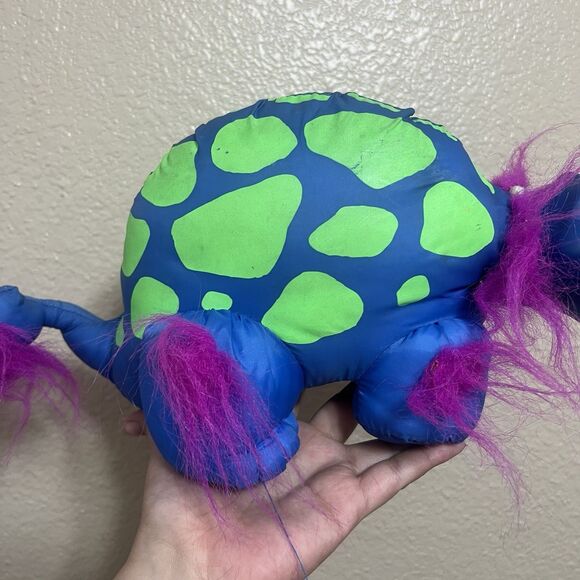 Vintage Troll Doll Vintage My Kids Dinosaur Pink Hair Dino - Picture 5 of 8